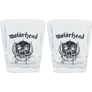 Motörhead Whiskey Glas-Set souprava sklenic na whisky transparentní