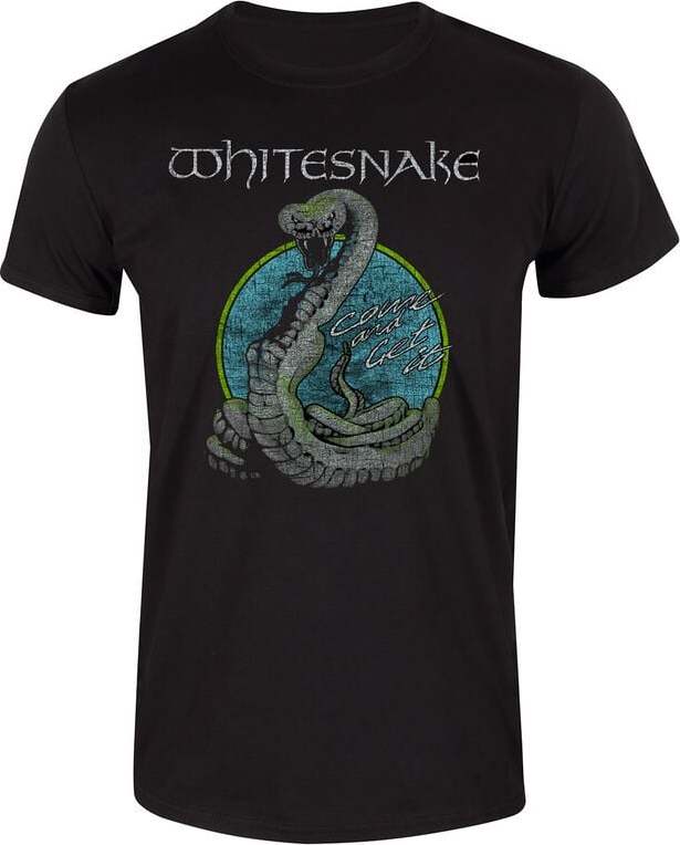 Whitesnake Circle Snake Tričko černá - RockTime.cz