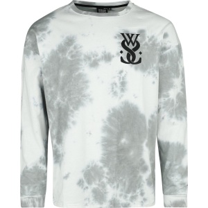 While She Sleeps EMP Signature Collection - Oversize Tričko s dlouhým rukávem bílá/šedá