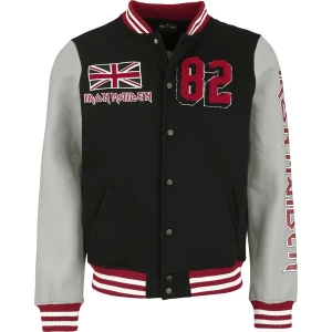 Iron Maiden The Number Of The Beast Varsity Jacket College bunda vícebarevný - RockTime.cz