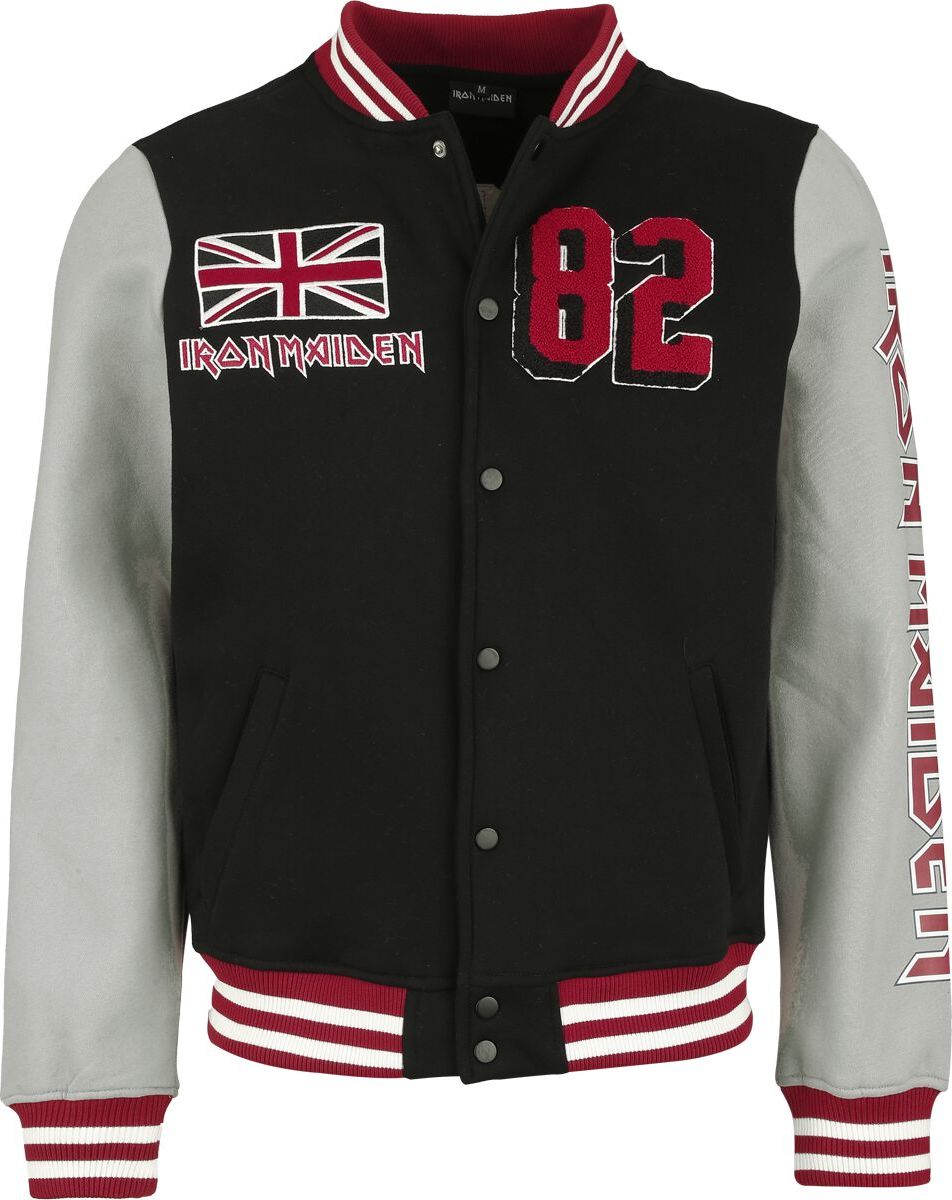 Iron Maiden The Number Of The Beast Varsity Jacket College bunda vícebarevný - RockTime.cz