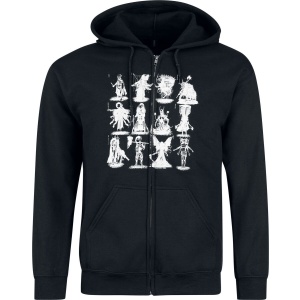 Sleep Token Grid Mikina s kapucí na zip černá