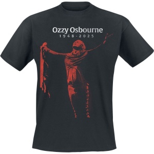 Ozzy Osbourne Tribute Tričko černá