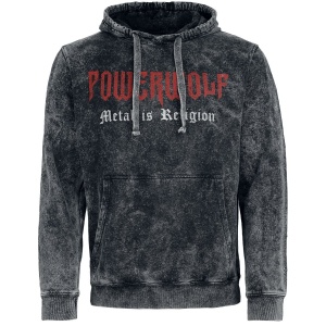 Powerwolf Chaos Mikina s kapucí tmavě šedá