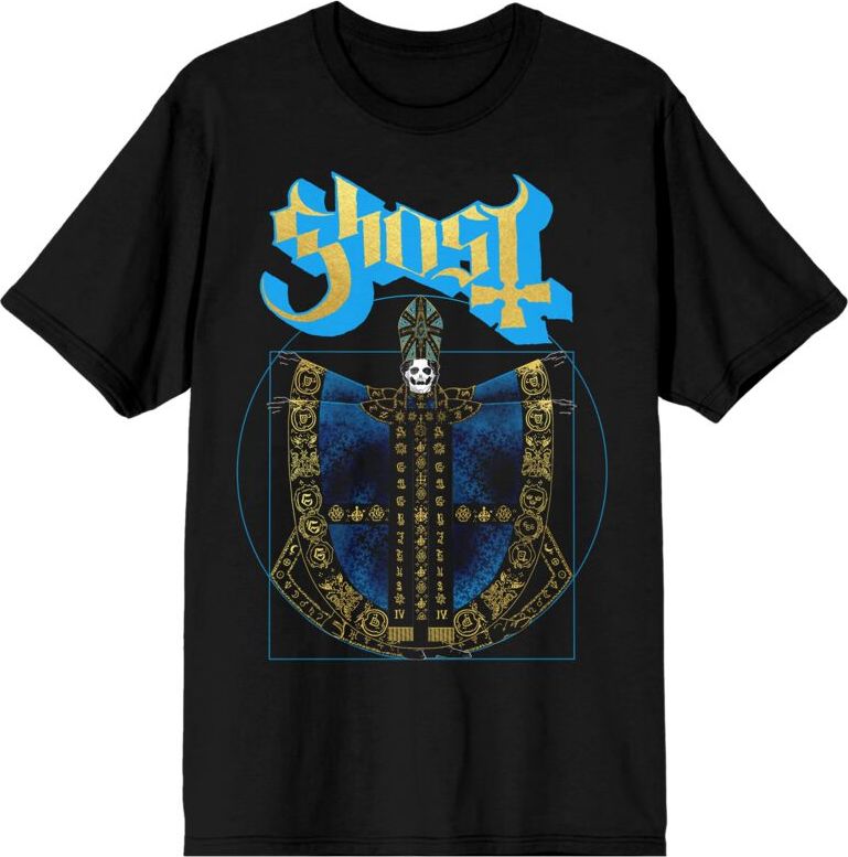 Ghost Papa Vitruvium Tričko černá - RockTime.cz