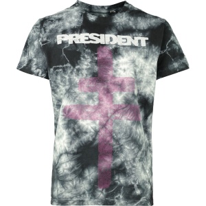 President Cross Dye Dámské tričko černá - RockTime.cz