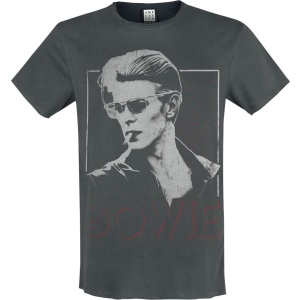 David Bowie Amplified Collection - '80 Era Tričko charcoal