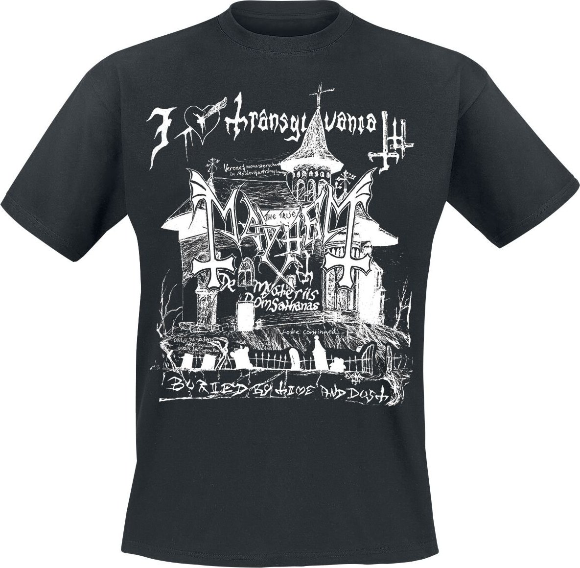 Mayhem Transylvania Tričko černá - RockTime.cz Mayhem Transylvania Tričko černá - RockTime.cz