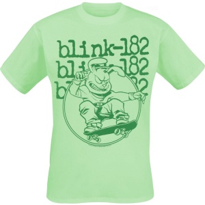 Blink-182 Skateboard Bunny Mono Tričko zelená