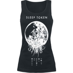 Sleep Token Moon Dámský top černá