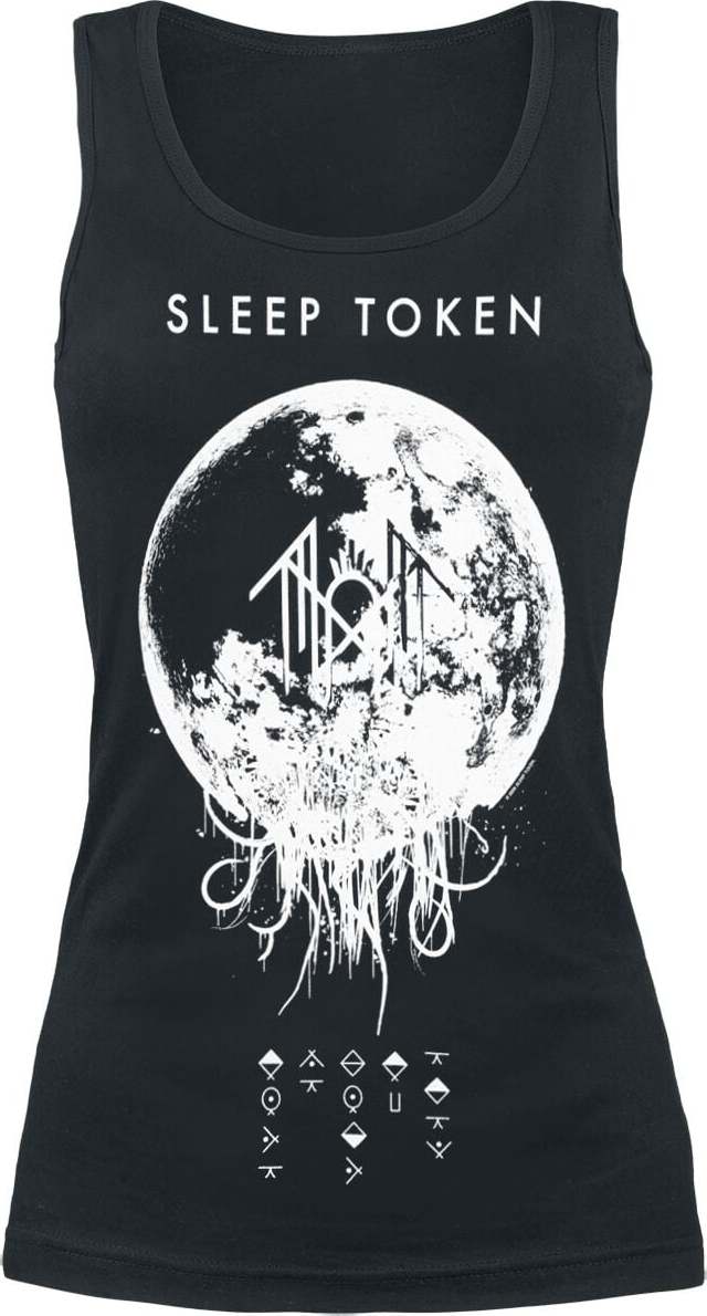 Sleep Token Moon Dámský top černá - RockTime.cz