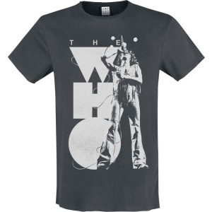 The Who Amplified Collection - Roger Singing Tričko charcoal