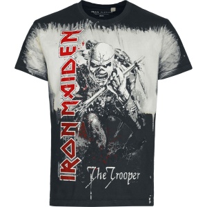 Iron Maiden The Trooper Tričko cerná/bílá