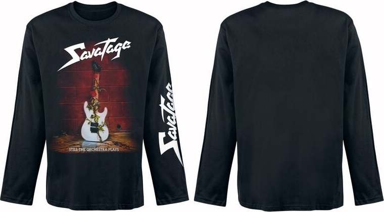 Savatage Guitar Tričko s dlouhým rukávem černá - RockTime.cz