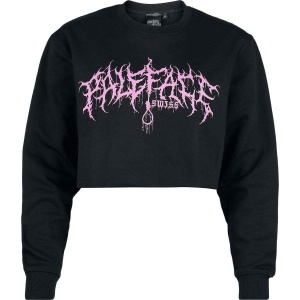 Paleface Swiss Pink Logo Dámská mikina černá