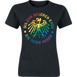Die Toten Hosen Adler Regenbogen Dámské tričko černá