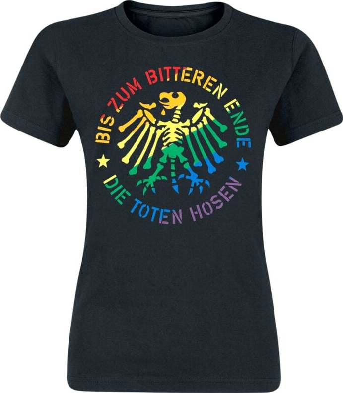Die Toten Hosen Adler Regenbogen Dámské tričko černá - RockTime.cz