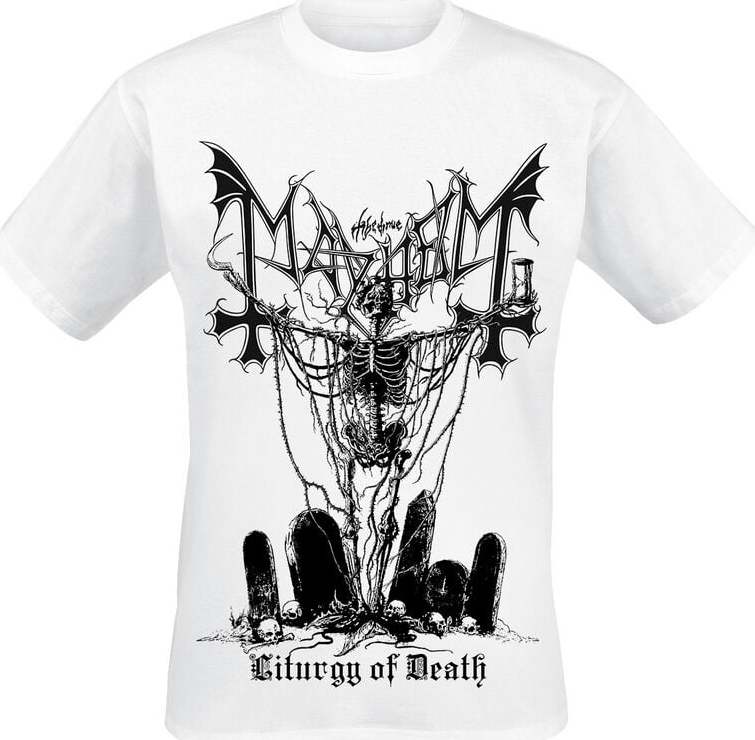 Mayhem Mors Triumphant Tričko bílá - RockTime.cz
