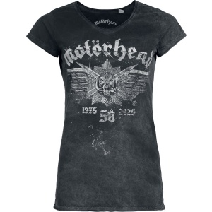 Motörhead Metallic Logo Dámské tričko šedá